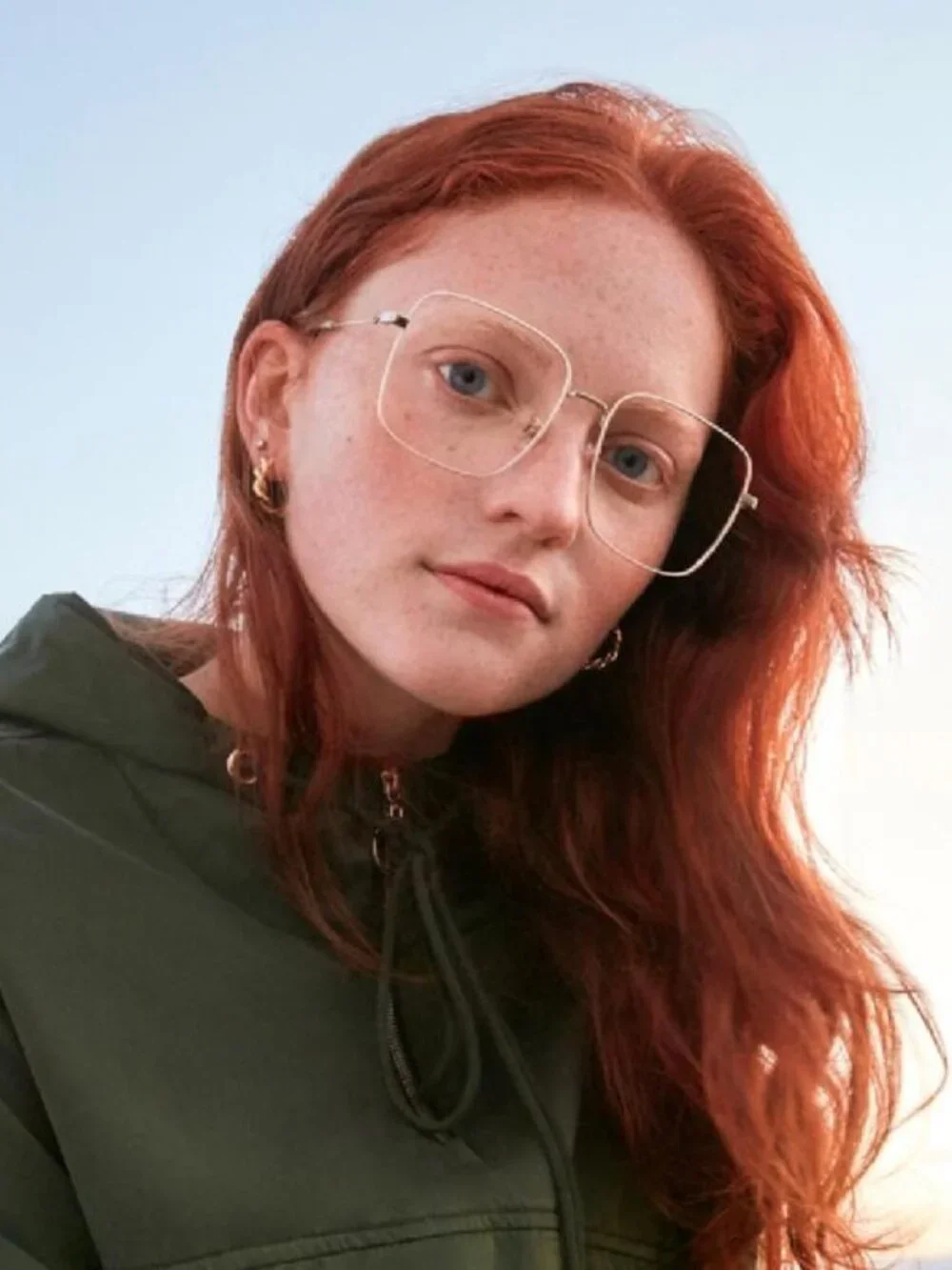 Gucci GG0445O 001 Square Eyeglasses – Gold 56mm
